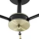 Luster zlatni Max.60W 220~240V crno- 6xE27 M11090-6