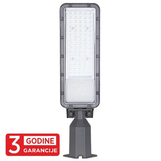 LED ulična svetiljka zglobna tamno siva 50W 6500K IP65 4KV AKZO 3Y M430050-S2