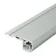 Aluminijumski profil za LED trake sivi 20x60x2000mm za pločice/stepenice sa difuzorom 2m MA4720-A