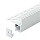 Aluminijumski profil za LED trake beli 29x37x2000mm za pločice/stepenice sa difuzorom 2m MA07-W