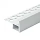 Aluminijumski profil za LED trake beli 22x40x2000mm za pločice/stepenice sa difuzorom 2m MA06-W