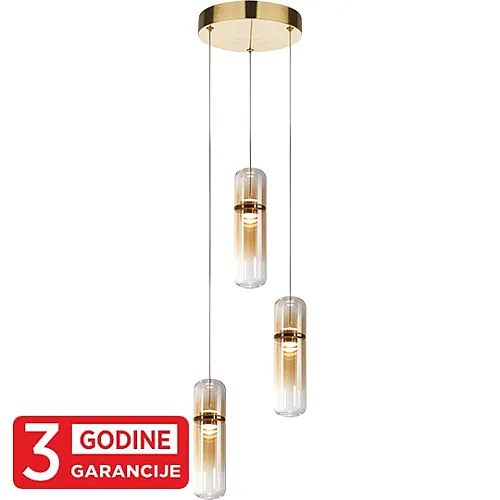 Visilica bronzana SHADOW MAP9504-3 3x6W 3000K + amber LED 3Y