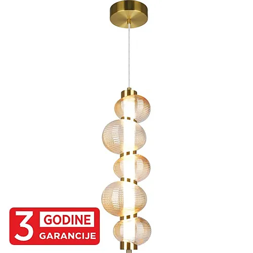 Visilica zlatna NIMBUS MAP9401-1A 18W 3000K + amber LED 3Y