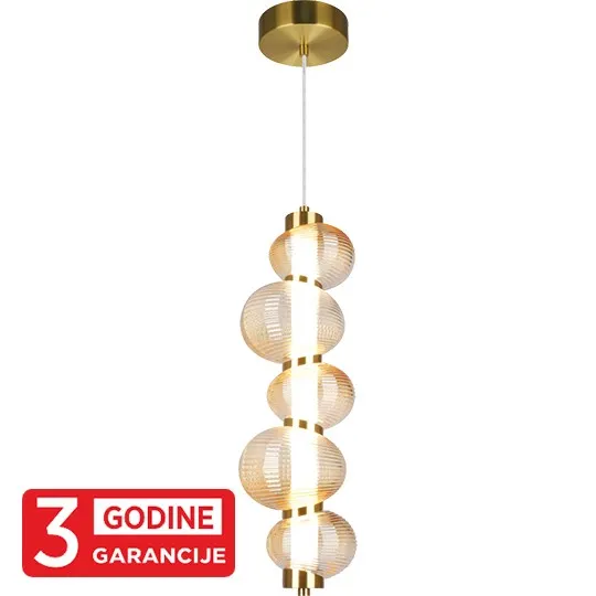 Visilica zlatna NIMBUS MAP9401-1A 18W 3000K + amber LED 3Y