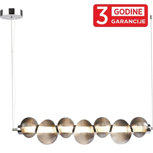 Visilica hrom NIMBUS MAP9401-7A 22W 3000K + smoky LED 3Y