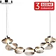 Visilica hrom NIMBUS MAP9401-7B 26W 3000K + smoky LED 3Y