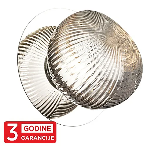 Zidna lampa hrom PRISMA LED MAW9401-1S 1x4W 3000K + smoky 3Y
