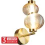 Zidna lampa zlatna NIMBUS MAW9401-1B 1x8W 3000K + amber LED 3Y
