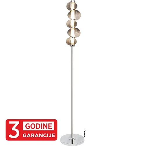 Podna lampa hrom NIMBUS MAF9401-1 19W 3000K + smoky LED sa podnim prekidačem 3Y