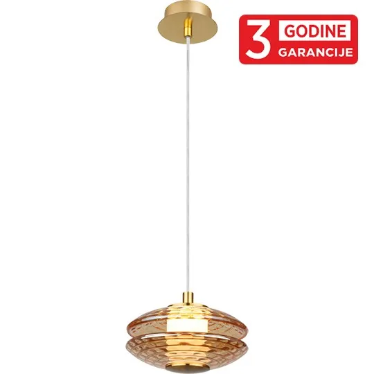 Visilica staro zlato ECLIPTICA MAP9451-1 1x6W 3000K + amber LED 3Y