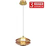 Visilica staro zlato ECLIPTICA MAP9451-1 1x6W 3000K + amber LED 3Y