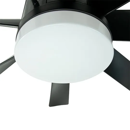 Ventilator crni plafonski 50W sa svetlom LED CCT 20W fi152cm sa daljinskim upravljačem MV5015-C