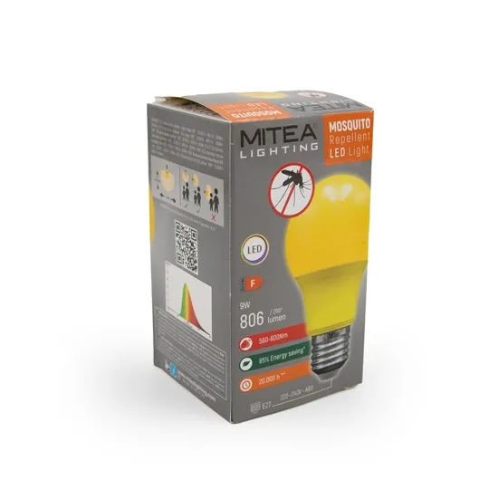 LED ECO sijalica 9W A60 600Nm antiinsekt (Mosquito Repellent) 220-240V E27