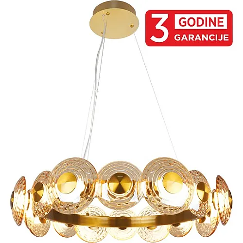 Visilica staro zlato ECLIPTICA MAP9451-16 16x5W 3000K + amber LED 3Y
