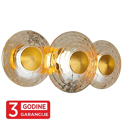 Zidna lampa staro zlato ECLIPTICA MAW9451-3 3x6W 3000K + amber LED 3Y