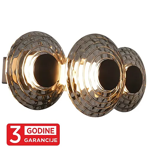 Zidna lampa siva ECLIPTICA MAW9451-3 2x6W 3000K + smoky LED 3Y