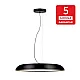 Visilica crna ARCADIA MPD750-800 B 91W 3000K peskareno LED 5Y