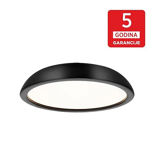 LED plafonjera crna ARCADIA MCL750-450 B 24W 3000K peskareno 5Y