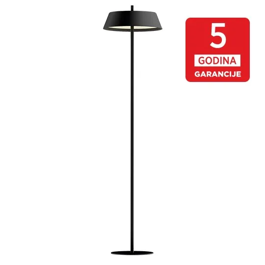 Podna lampa crna ORION MFL601S-350 B 28W 3000K peskareno LED sa podnim dimer prekidačem 5Y