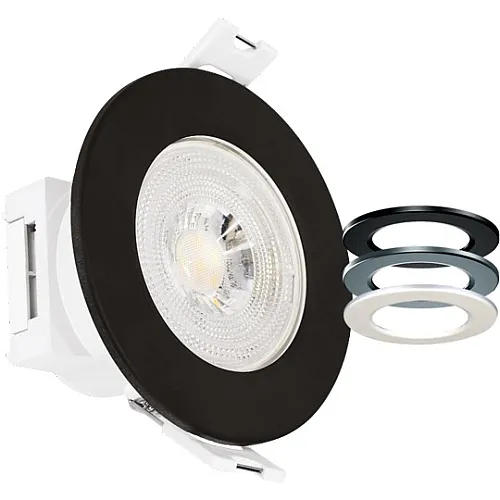 Ugradna LED lampa bela M206178-set 5.5W 3CCT 3000/4000/6500K saten/ /crna prsten 38º DL3-5.5W