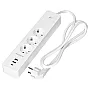 Kabl beli OR-SH-17520(GS)/W Tuya Smart Wi-Fi produžni 2x USB Orno