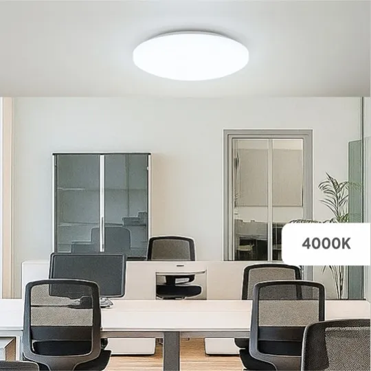 LED plafonjera bela 24W 200~240V 3CCT DIP Switch 3000/4000/6500K IP44 fi300mm SMD 3Y M205710