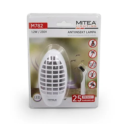 Antiinsekt lampa M782 1.2W LED mini lampa za uništavanje štetnih insekata YL-932 (električna zamka protiv komaraca, mušica) blister