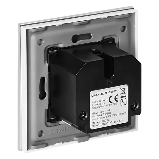 Priključnica bela OR-SH-17205(GS)/W Tuya Smart Wi-Fi suho II Orno