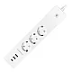 Kabl beli OR-SH-17520(GS)/W Tuya Smart Wi-Fi produžni 2x USB Orno