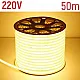 LED traka 10W/1m 220V 3000K IP65 50m kotur COB 10mm - svetleći niz - set 320 LED/1m MLA-320D-COB