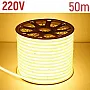 LED traka 10W/1m 220V 3000K IP65 50m kotur COB 10mm - svetleći niz - set 320 LED/1m MLA-320D-COB