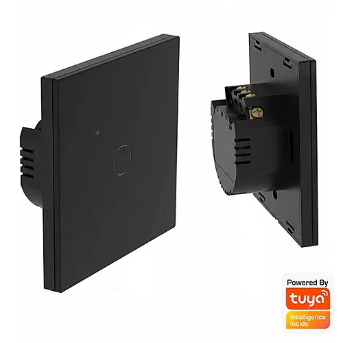 Prekidač crni TOUCH pametni WiFi smart breaker 10A 2.4GHZ MS-701-1-C II Mitea Smart