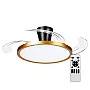 Ventilator zlatno -CRNI plafonski 30W sa svetlom LED CCT 30W sa daljinskim upravljačem MV5040-GB Mitea Lighting