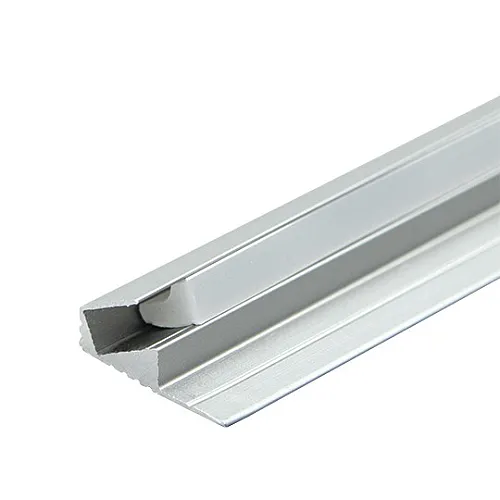 Aluminijumski profil za LED trake sivi 8.6x17.7x2000mm ugaoni sa difuzerom 2m MA063
