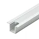 Aluminijumski profil za LED trake sivi 9x13.4x2000mm ugradni sa difuzerom 2m MA079