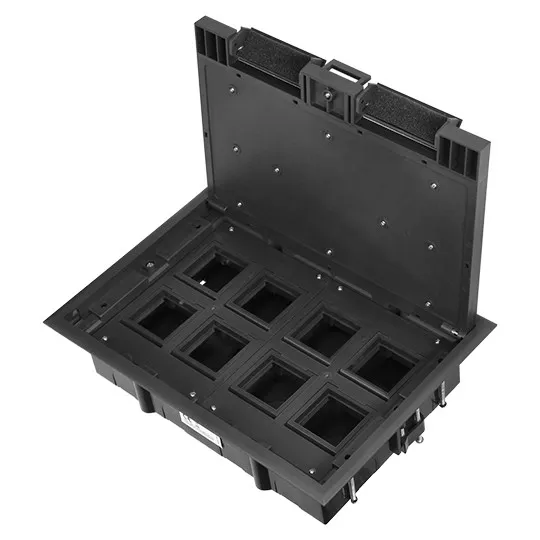 Modularna podna kutija 8 x 45x45mm OR-GP-9203/SS Orno