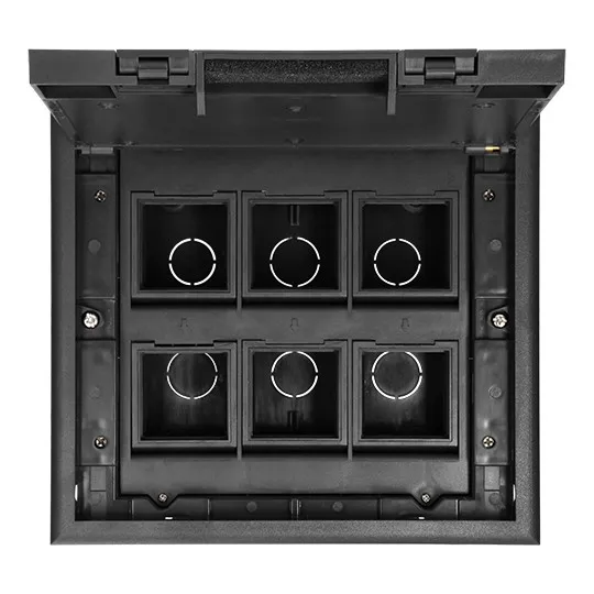 Modularna podna kutija 6 x 45x45mm OR-GP-9202/SS Orno