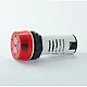 Zujalica sa LED signalnom sijalicom crvena 24V fi28 ME-AD62-22DS-M/R