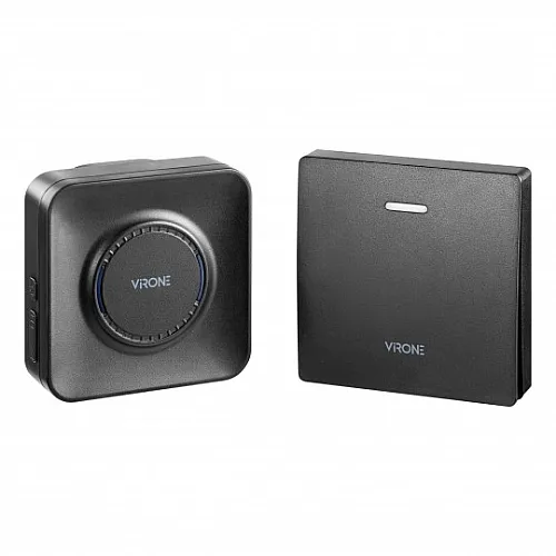 Zvono crno 36 tona bežično AC 230V 200m TELERO AC DB-8/B Virone