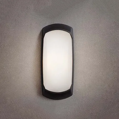 Zidna lampa crna FRANCY OP IP66 1xE27 2A1.000.000.E27 Fumagalli