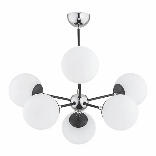 Luster crni hrom- 6xE27 Max.60W/220V M11094-6