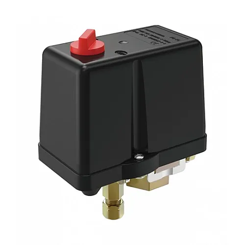 Presostat za vodu i vazduh 1/2" F 20A 6-8 Bar trofazni sa prekidačem IP20 ME-PT12A