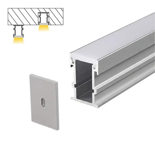 Aluminijumski profil za LED trake 21x25.8x2000mm set sa difuzorom MA631