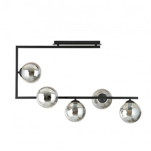Luster crni 5xE27 Max.60W/220V M10772-5