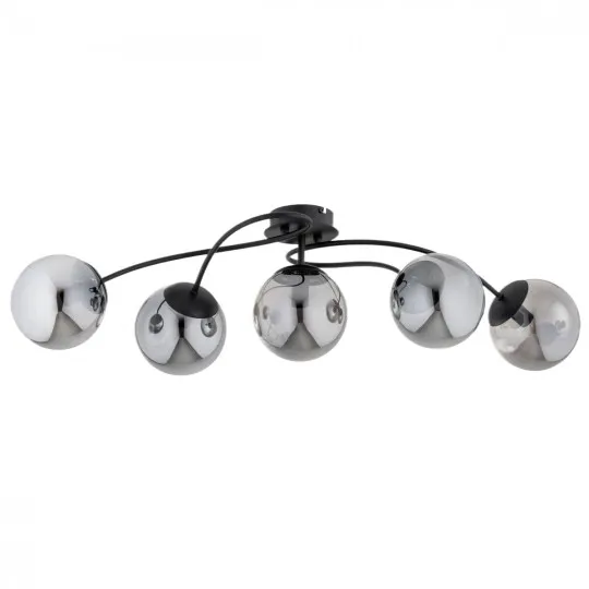 Luster crni 5xE27 Max.60W/220V M11101-5
