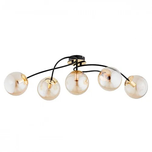 Luster crno-zlatni 5xE27 Max.60W/220V M11102-5