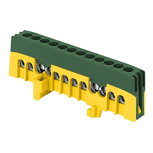 Klema izolovana distributivna sabirnica N, 12 žica, žuto-zelena OR-LZ-8208/12/GN Orno