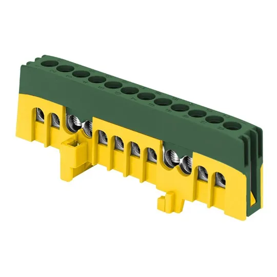 Klema izolovana distributivna sabirnica N, 12 žica, žuto-zelena OR-LZ-8208/12/GN Orno