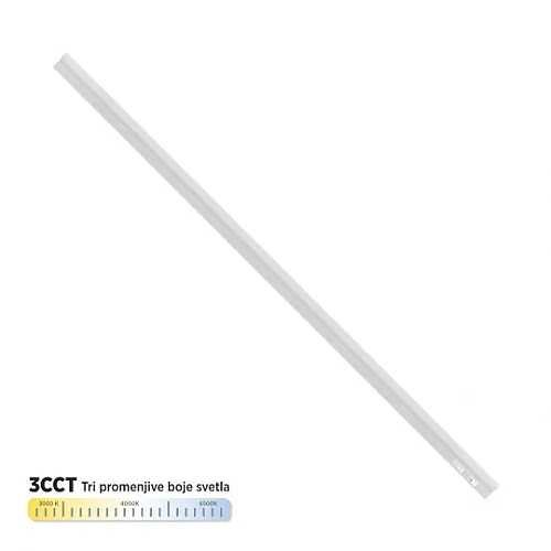 T5 LED svetiljka sa prekidačem (strela) CCT 14W 165~265V 3000/4000/6500K bela M2082
