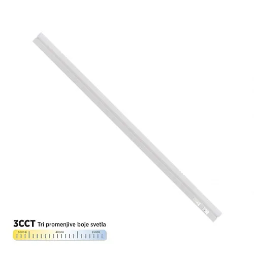 T5 LED svetiljka sa prekidačem (strela) CCT 9W 165~265V 3000/4000/6500K bela M2082